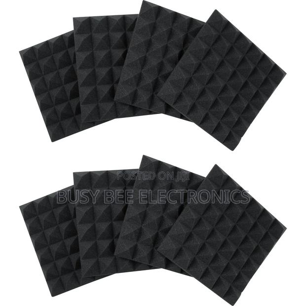 8pcs Acoustic Pyramid Panel 12x12"
