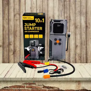 High Performance 10-in-1 Car Jump Starter Air Compressor Inflator