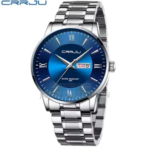 Crrju Day and Date Display Gents Watch