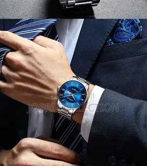 Crrju Day and Date Display Gents Watch