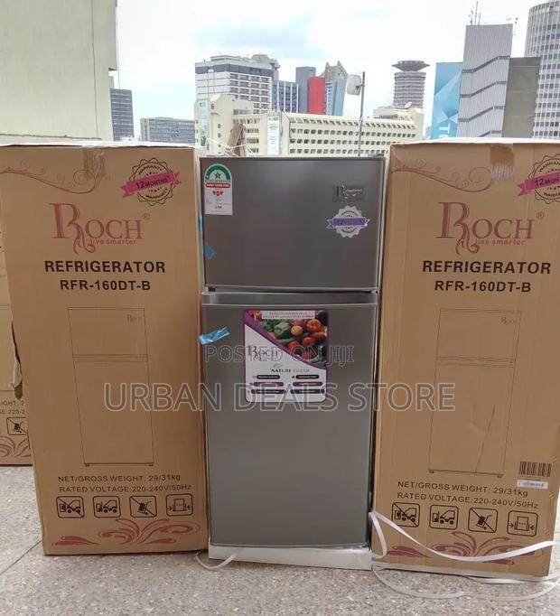 Roch 128l Double Door Refrigerator – RFR-160dt-B
