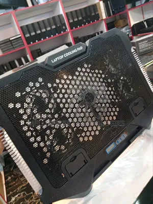 Gaming Laptop Stand With 5 Fans and Different LED Lights