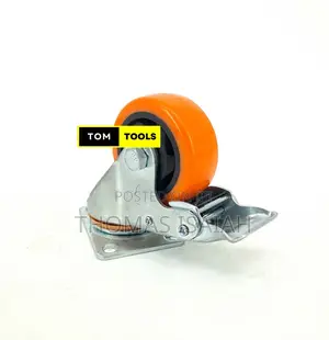 4pcs 3 Inch 75mm Swivel Plate PVC Braking Caster Wheels