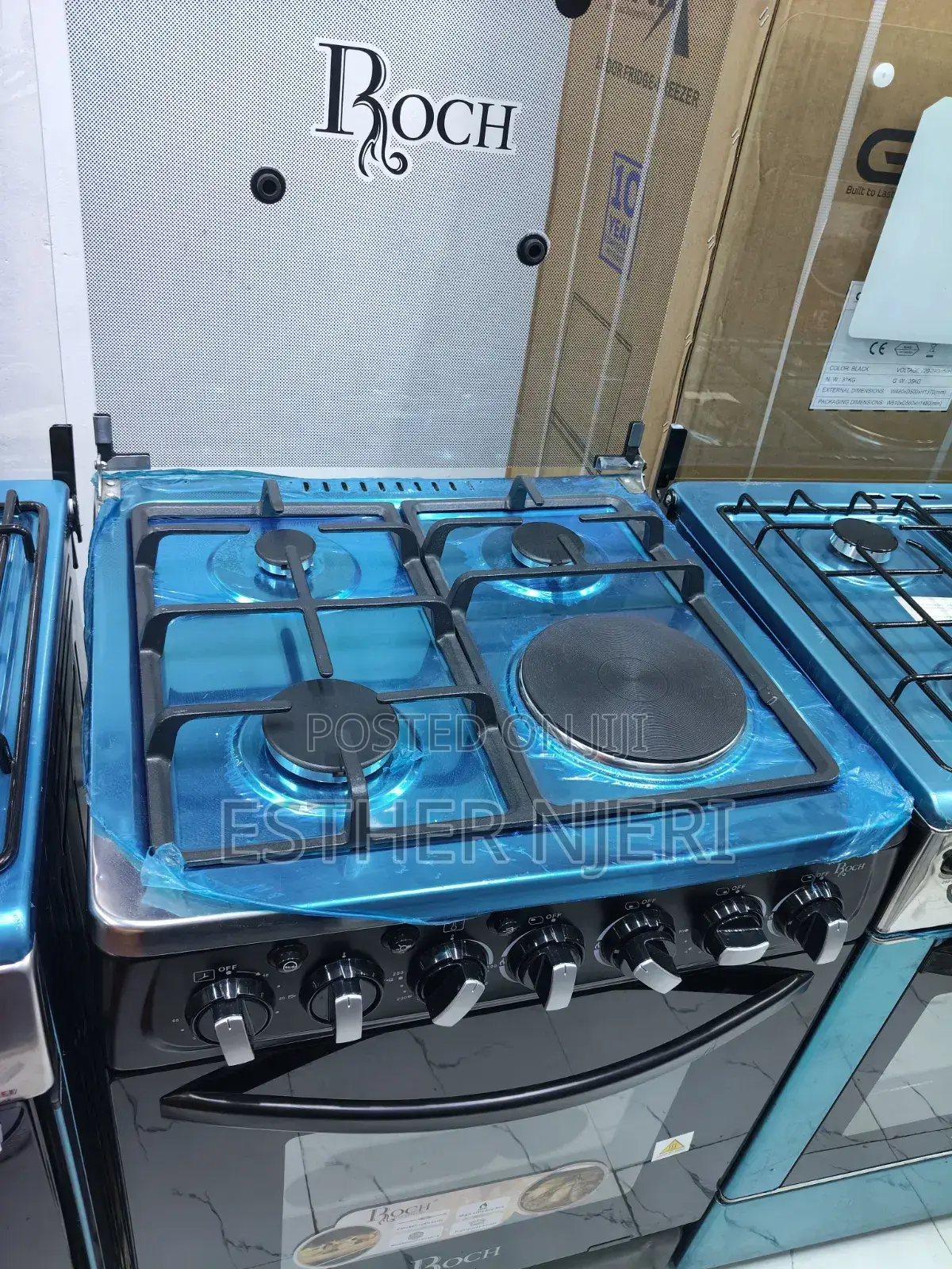 60 by 60 Euroken Three Plus One Cooker