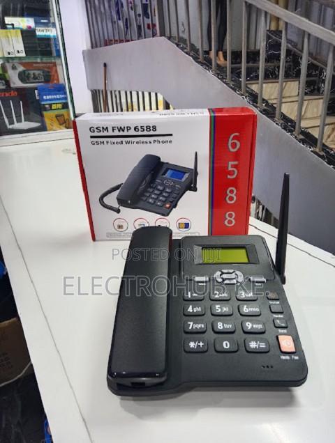 GSM FWP 6588 Dual Sim Wireless Desk Phone for Home Office