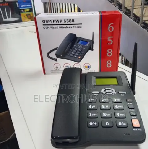 GSM FWP 6588 Dual Sim Wireless Desk Phone for Home Office