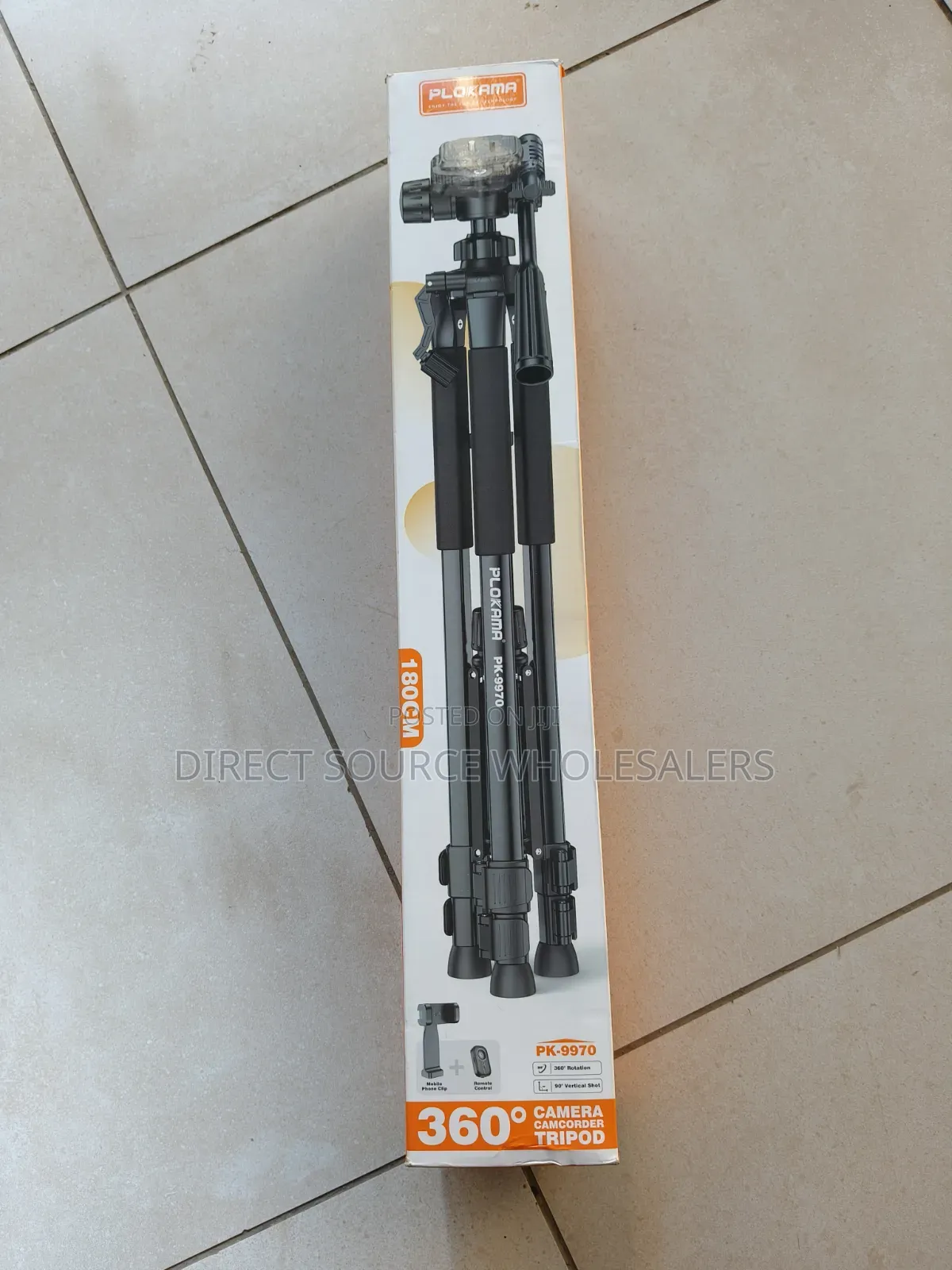 Plokama Pk-9970 Professional Camera Tripod Stand 1.8m