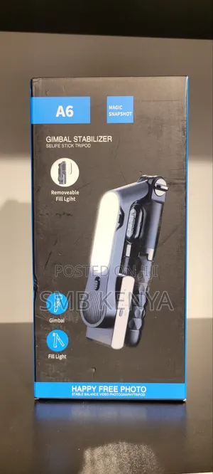 Flexible Single Axis Gimbal Stabilizer Portable Handheld With Light