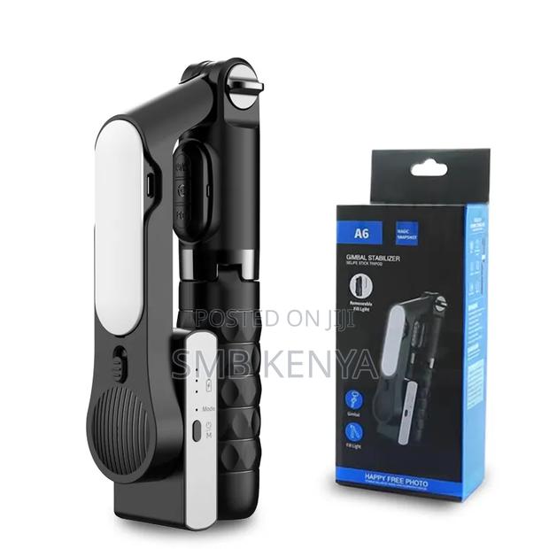 Flexible Single Axis Gimbal Stabilizer Portable Handheld With Light - thumbnail 7