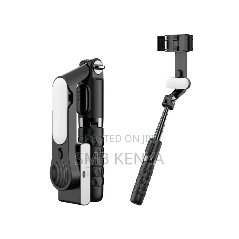 Flexible Single Axis Gimbal Stabilizer Portable Handheld With Light