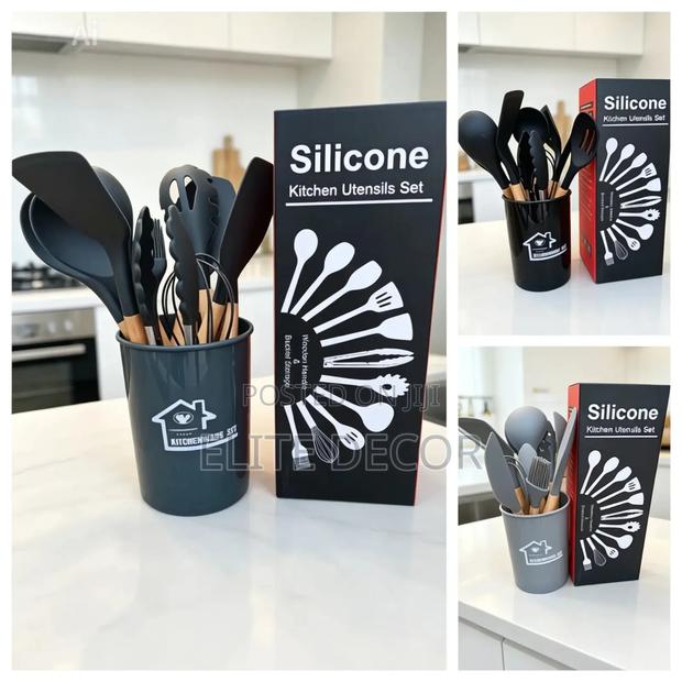 12 Pieces Silicone Spoon - thumbnail 2