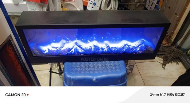 Multi Coloured Fireplace Decor