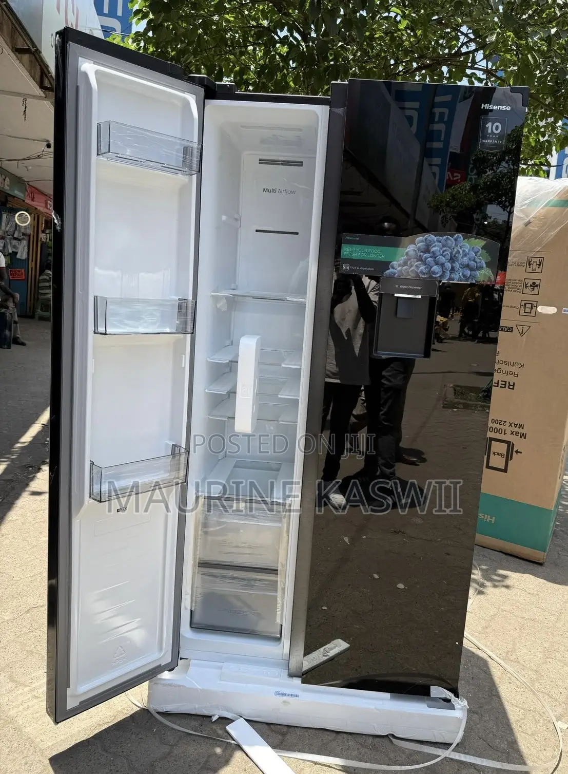 Hisense Side by Side 541l Mirror Glass Door-Ref558dr