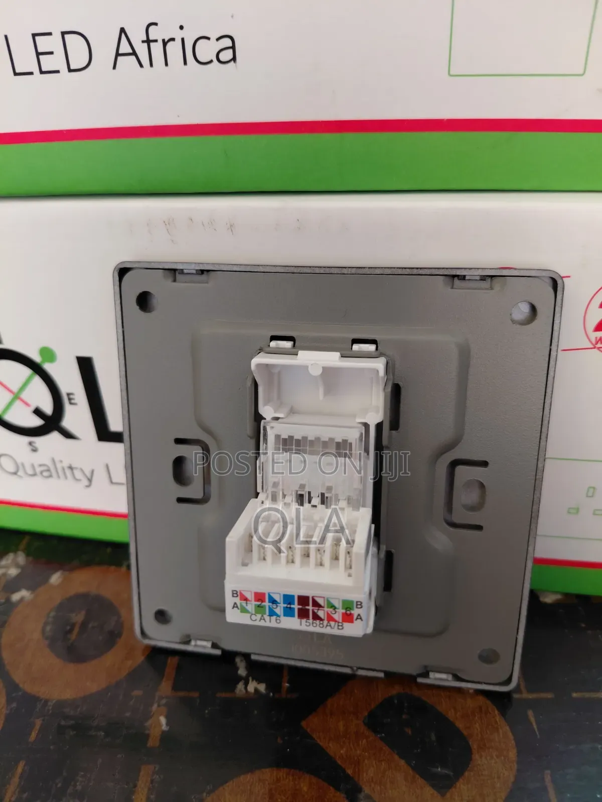 Data Socket Cat 6 Black
