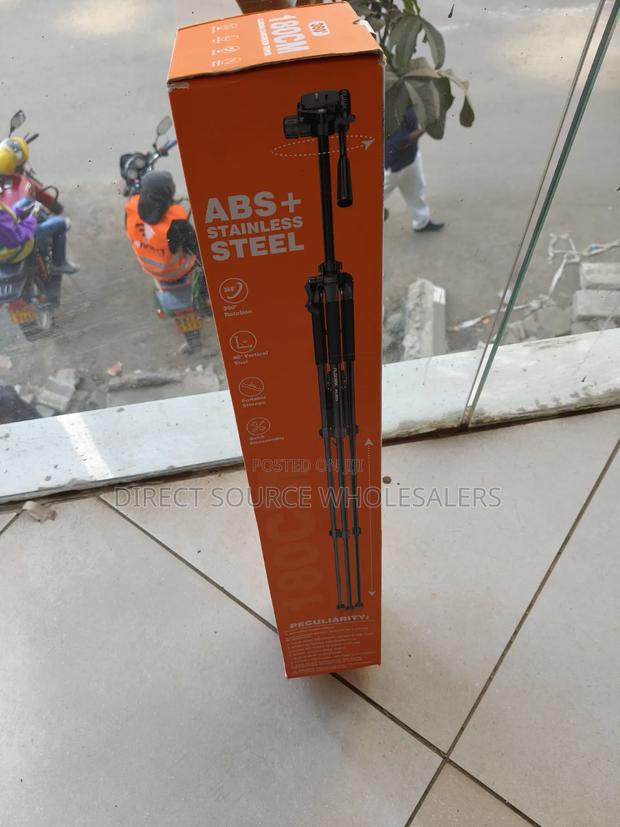 Adjustable Aluminum Camera Tripod Stand 180cm - thumbnail 2