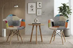 Dining Chairs; Multicolored Modern Eames Dining Chairs