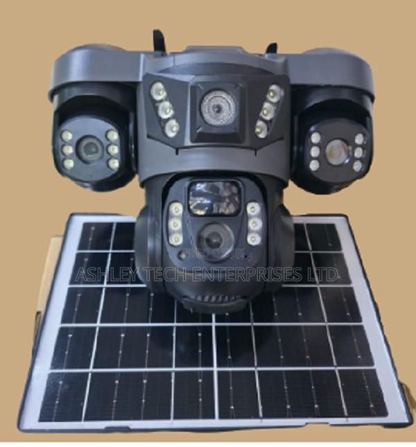 Advanced 4g Triple Lens PTZ Solar Camera – Full Hd Surveillanc - main view
