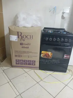 Roch 60x60 3+1 Standing Cooker – Black