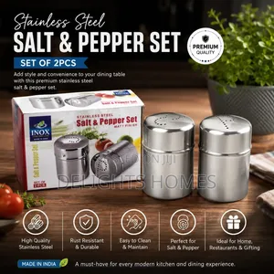 Stainless Steel Salt Pepper Shaker Set-B