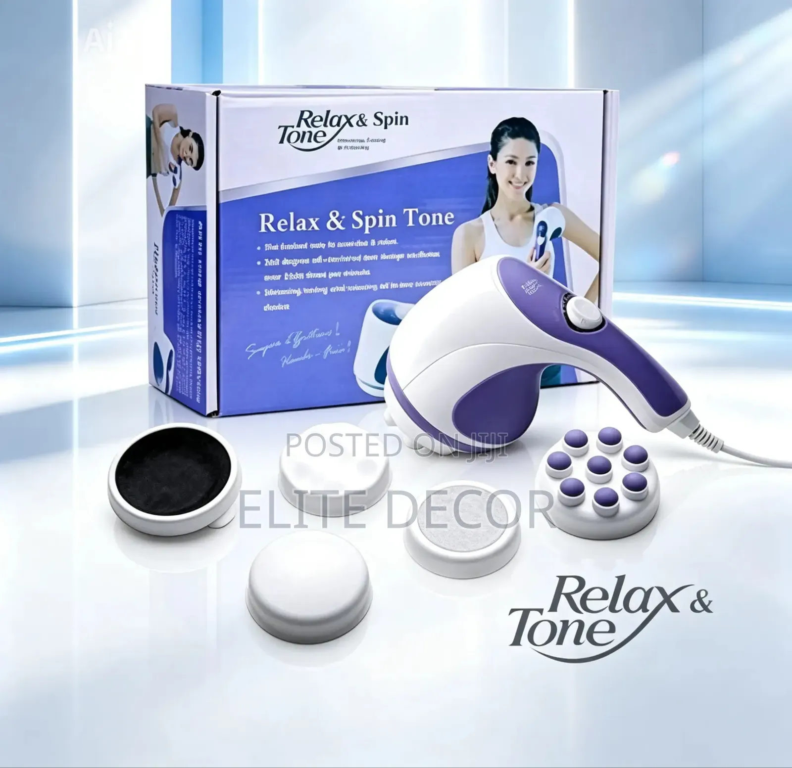 Relax Spin Tone Massager | Electric Body Massage Device