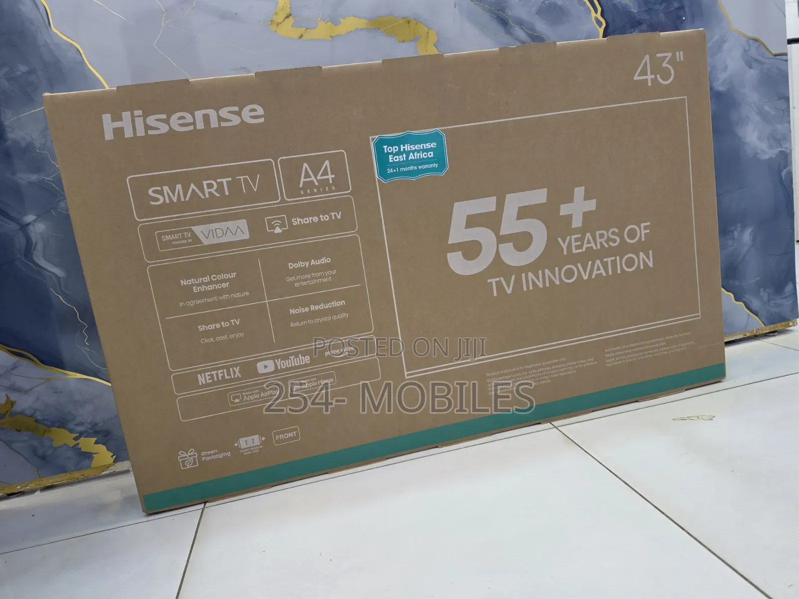 Hisense 43a4qken 43 Inch Smart Frameless Tv