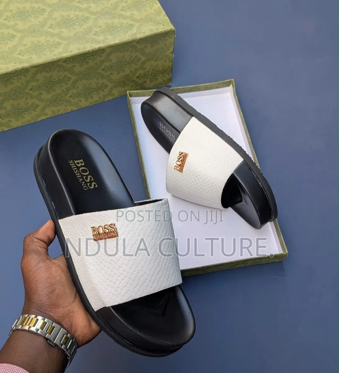 Boss Shishang Branded Slide Sandals