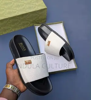 Boss Shishang Branded Slide Sandals