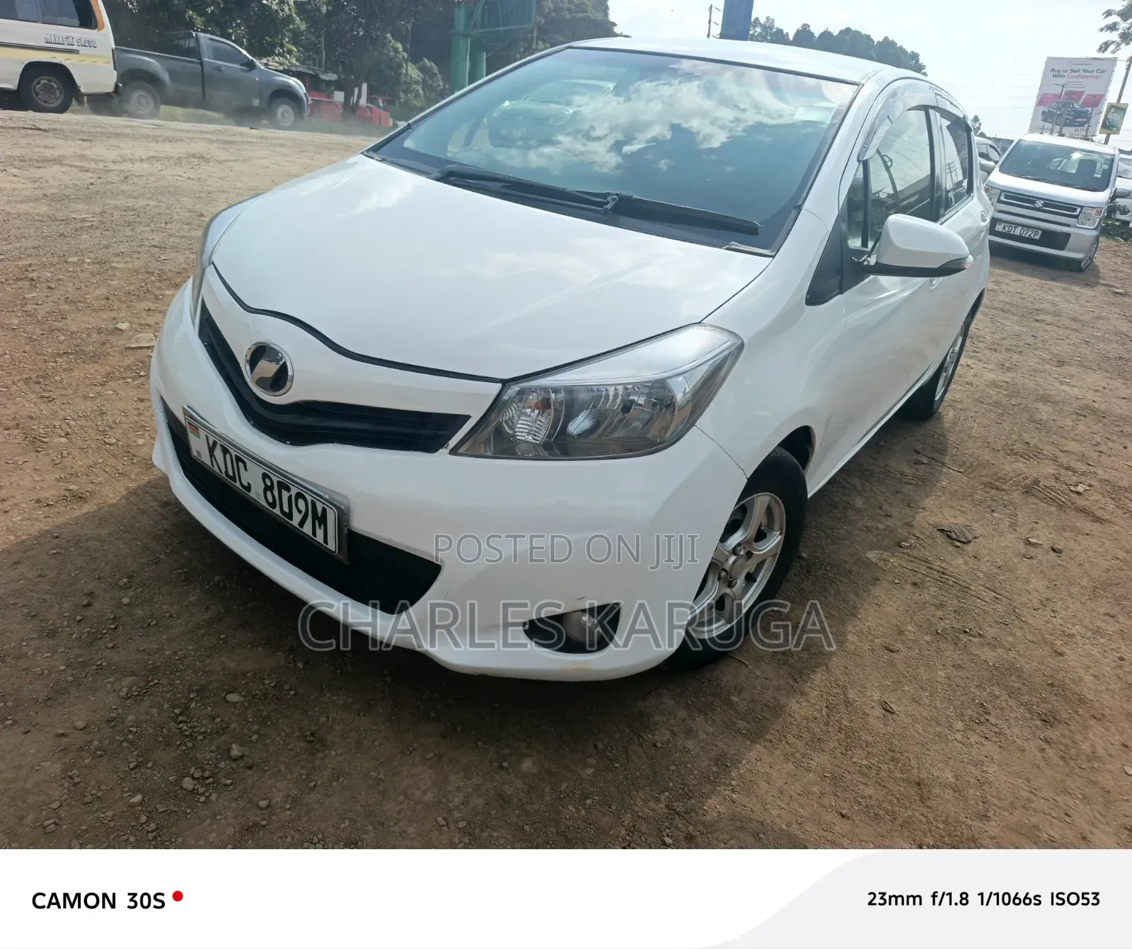 Toyota Vitz 2014 White