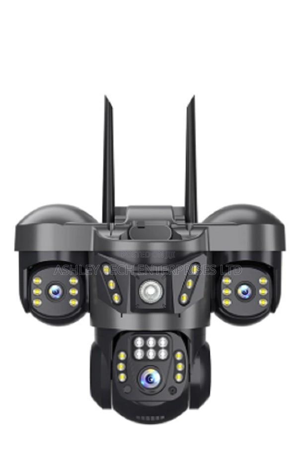 4g Triple Lens Ai Solar Security Camera –~ Motion Tracking