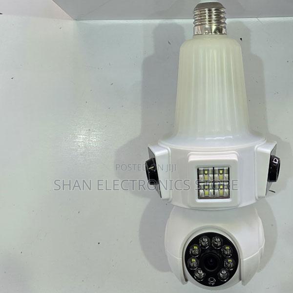 Panoramic V380 Wireless Bulb Camera E33 3lens Wifi Camera