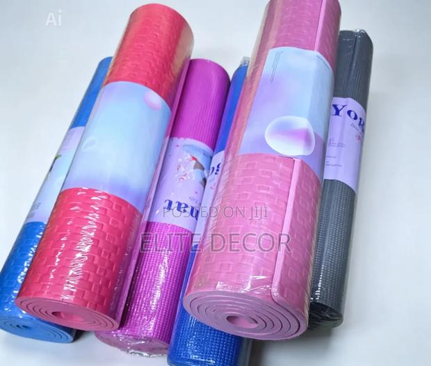 Premium Non Slip Yoga Mat | Fitness Exercise Mat | Gym Home Work Out