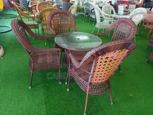 4 Seater Outdoor Rattan Bistro Set