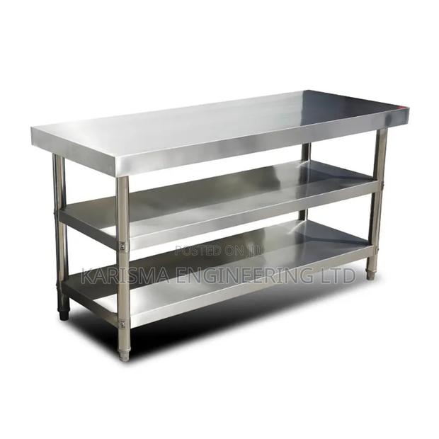 Stainless Steel Four-tier Kitchen Rack - thumbnail 2