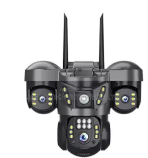 4g Triple Lens Solar Camera – 360° Outdoor Protection
