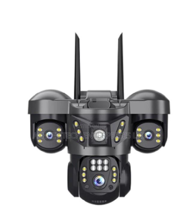 Affordable 4g Triple Lens Solar CCTV Camera – Wireless Solar Powered