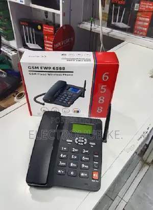 GSM 6588 Dual Sim Office Desk Phone Wireless Landline