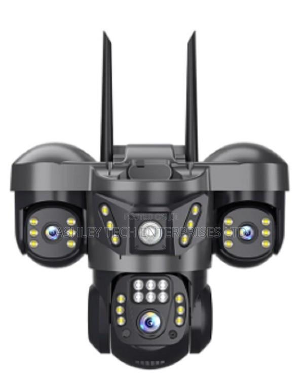 4g Triple Lens Solar Camera With Human Detection