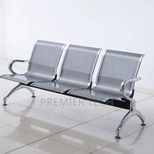 3-Link Non-Padded Waiting Bench