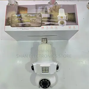 Highly Sensitive Motion Sensor V380 Wireless Bulb Camera E33