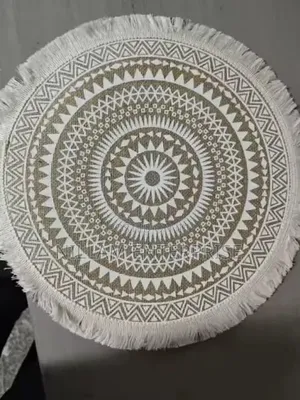 Round Woven Jute Table Mats 6pcs
