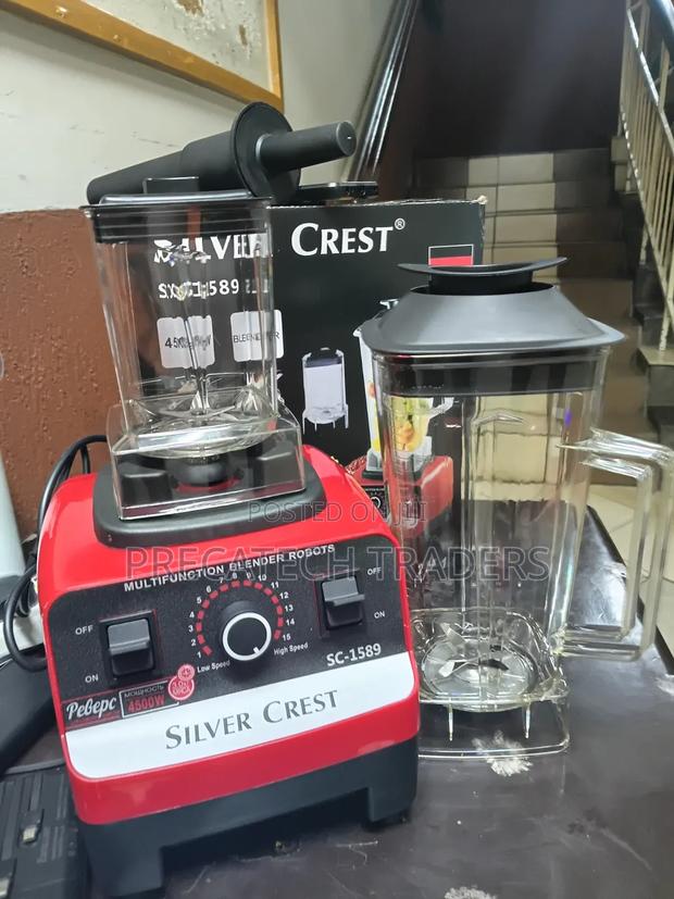 Silver Crest Professional Kitchen Blender – Red - main view