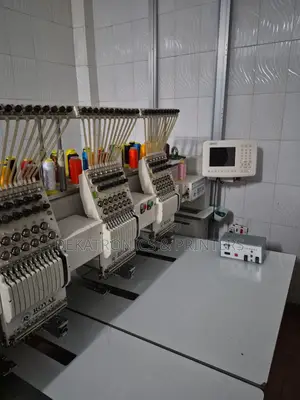 Slightly Used 6 Heads 12 Needles Embroidery Machine