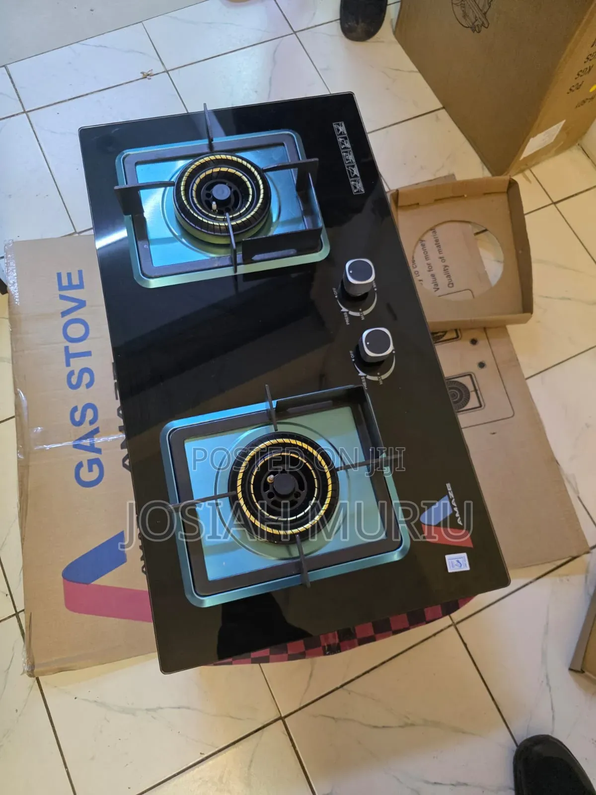 2 Burner Inbuilt Cooker Glass Top