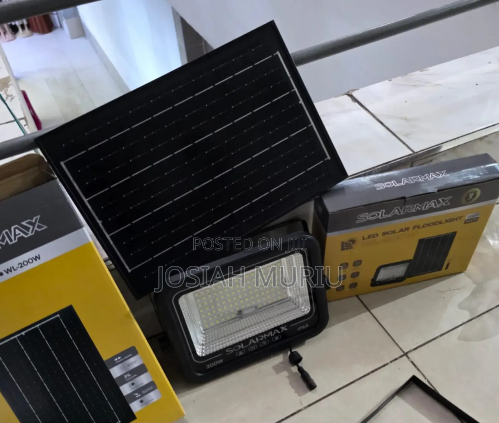 100w Solarmax Solar Floodlight