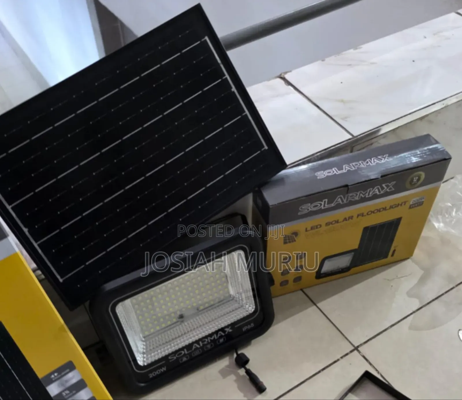 100w Solarmax Solar Floodlight