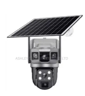 Wireless Dual-Lens Solar CCTV Camera – Ai Motion Detection