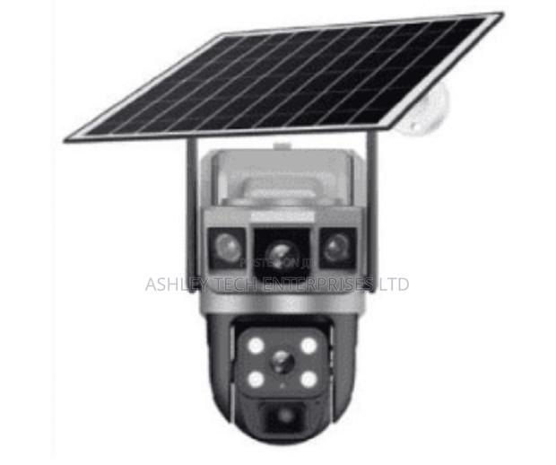 Wifi Solar Dual-Lens PTZ CCTV Camera – 360° Protection