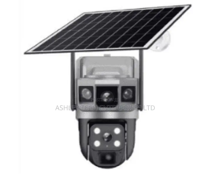 Wifi Solar Dual-Lens PTZ CCTV Camera – 360° Protection