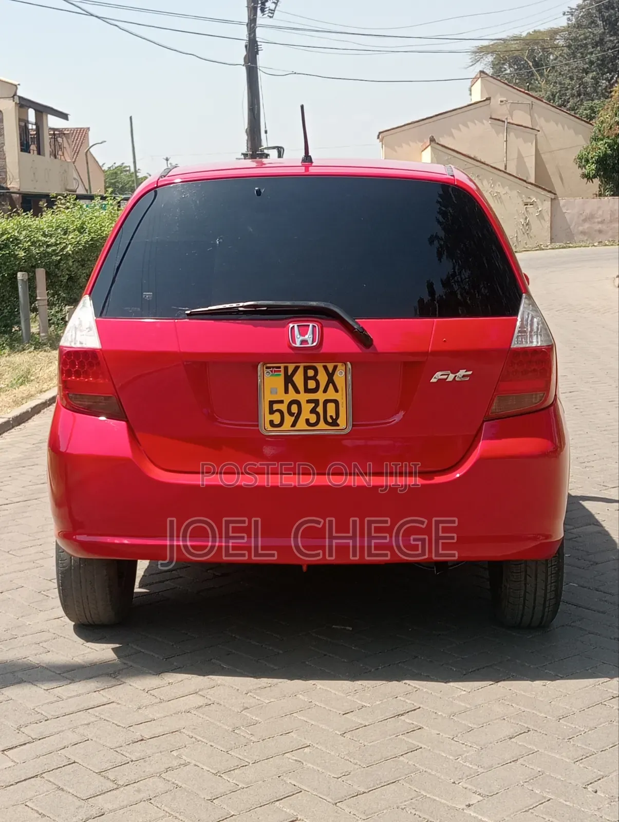 Honda Fit 2006 Red