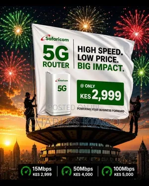Safariocom 5g Routers With in-Build 5200mah Battery